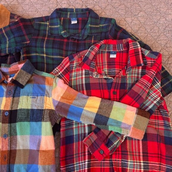 Lot of Five Flannel Shirts for Toddler - 5T - Picture 3 of 9